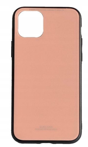 Etui Szklane Glass Case Do Iphone 11 6.1 Różowe