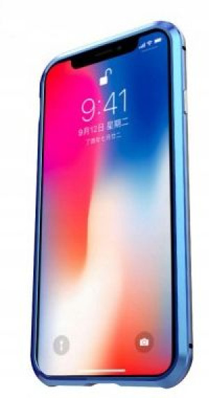 Iphone X Xs Niebieskie Etui Magnetyczne Magnetic
