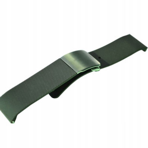 Pasek silikonowy do zegarka 21mm brązowy czarny G2