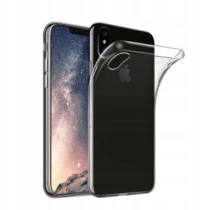 Etui silikonowe przezroczyste clear do iPhone X 10