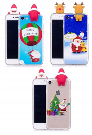 Case Etui Na Święta Mikołaj Prezent Iphone 7 8 Se