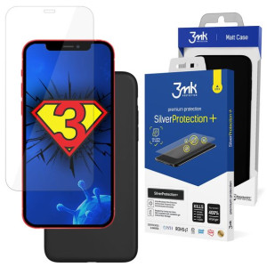 ZESTAW do iPhone 12 / 12 Pro - 3mk SilverProtection+ i 3mk Matt Case