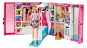 Barbie Gbk10 Wymarzona Szafa Na Ubranka + Lalka
