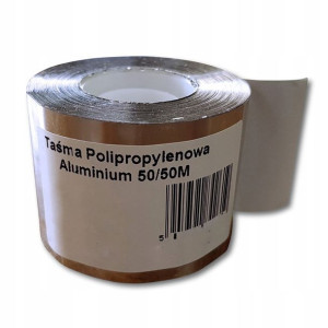 TAŚMA ALUMINIOWA do łączenia podkładów - 50/50