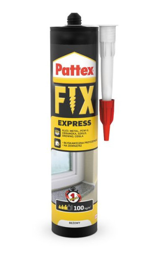 Klej Montażowy Fix Express Pattex 375g 1szt/opak