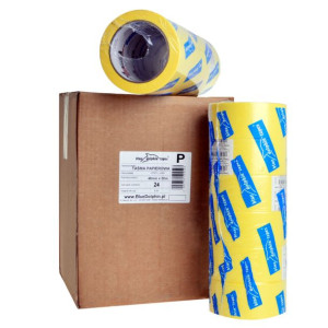 Taśma Papierowa Żółta Blue Dolphin 48mm X 50m 24szt/opak