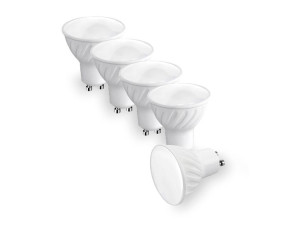 5x Żarówka LED na gwint GU10 5W 3000K barwa ciepła