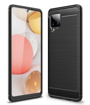 Tech-protect Tpucarbon Etui Do Samsung A42 A426 - Black
