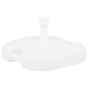 Podstawa pod parasol, wypełniana wodą/piaskiem, 16 L, biała