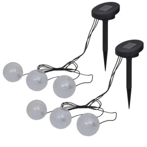 Lumarko Pływające lampy LED do oczka wodnego i basenu, 6 szt.