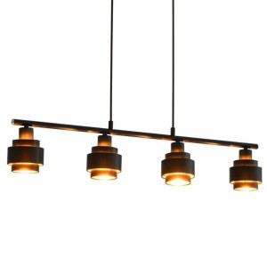 Lumarko Lampa sufitowa, czarna, 82 cm, E14