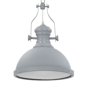 Lumarko Lampa sufitowa, szara, okrągła, E27
