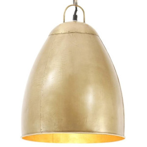 Lumarko Industrialna lampa wisząca, 25 W, mosiężna, okrągła, 32 cm, E27