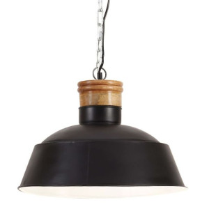 Lumarko Industrialna lampa wisząca, 42 cm, czarna, E27