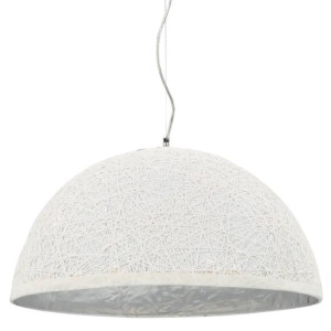 Lumarko Lampa wisząca, biało-srebrna, Ø 50 cm, E27