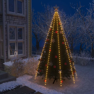 Lumarko Lampki choinkowe w formie siatki, 400 LED, IP44, 400 cm
