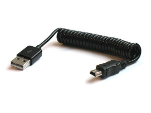 Kabel SAVIO cl-12 USB 2.0 typu A M USB mini B M 1m