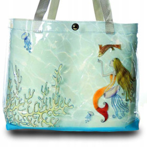 Torba Przezroczysta Syrenka Mermaid foliowa Hit