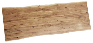 Stół dębowy lity 250x103cm, blat 4cm, oflis