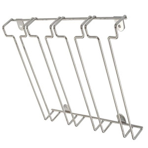 Wieszak na kieliszki kuchenny metalowy 31,5 cm