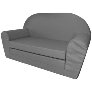 Lumarko Sofa amerykanka dziecięca szara