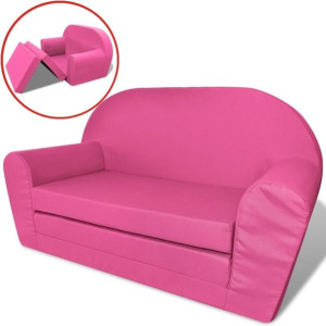 Lumarko Sofa amerykanka dziecięca różowa