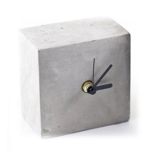 Zegarek Betonowy Kwadrat - Gray