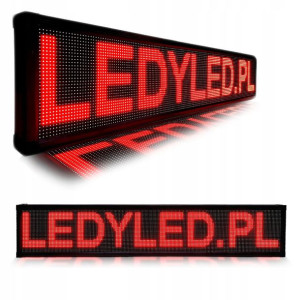 Reklama LED Tablica 168 x 40 cm wyświetlacz ekran