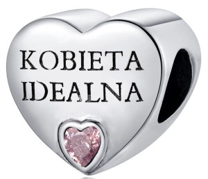 Charms Srebro Limitowana Edycja by Czerwiński - KOBIETA IDEALNA róż