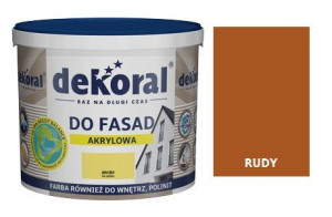 Farba Fasadowa Dekoral Polinit RUDY 10L