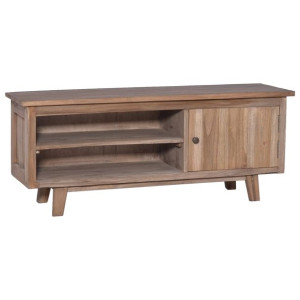 Szafka pod telewizor, 100x30x40 cm, lite drewno tekowe