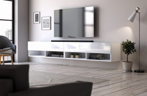 Szafka RTV DERBY  280 Biały