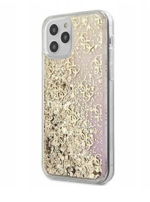 Guess 4g Gradient Liquid Etui Do Iphone 12 Mini - Gold