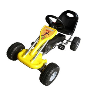 Lumarko Gokart z pedałami, żółty