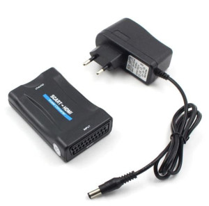 Konwerter adapter obrazu dźwięku euro SCART – HDMI