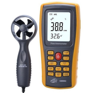 Anemometr Wiatromierz Miernik Wiatru Z Termometrem