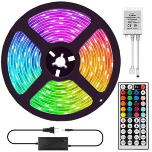 Taśma Led Smd Wodoodporna 5m Rgb Kolorowa + Pilot