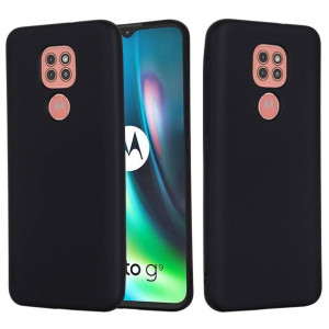 Etui MOTOROLA MOTO G9 PLAY Silicone case elastyczne silikonowe czarne