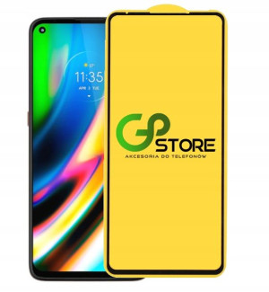 Szkło 5D Cały ekran do Motorola Moto G9 Plus