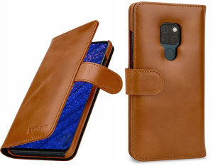 Etui do Huawei Mate 20 portfel brąz Stilgut