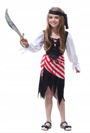 PIRATKA kapitan hak STRÓJ PRZEBRANIE KARNAWAŁOWE