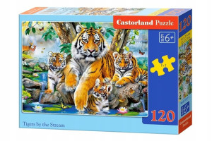 PUZZLE 120el. Tygrysy CASTORLAND B-13517-1