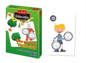 KARTY DO GRY PIOTRUŚ Edu Prawda Fałsz 25el TREFL