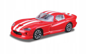 DODGE VIPER GTS Coupe czerwony 1:43 Bburago 30029