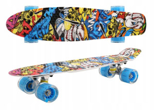 Deska Typu Fiszka Led Graffiti 56 Cm 100kg Abec 7+