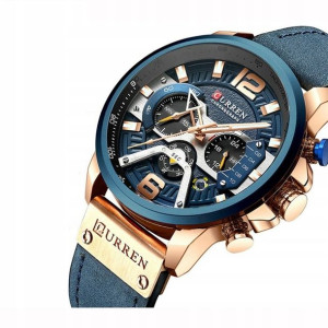 Zegarek CURREN męski datownik chronograf + pudełko