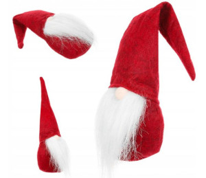 Skrzat Krasnal Mikołaj Na Święta Duży 30cm Prezent