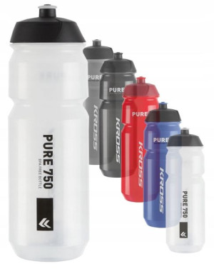 Bidon Rowerowy Na Rower Kross Pure 750ml Bezbarwny