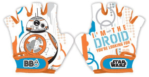 Rękawiczki ochronne rowerowe rower hulajnoga Disney STAR WARS BB8