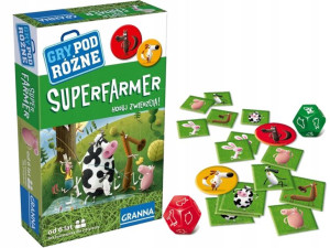 GRANNA SUPER FARMER Gra Podróżna towarzyska